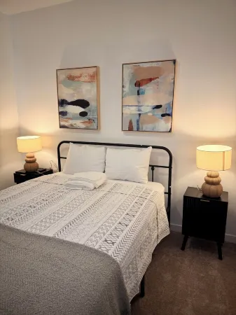 Newly built, stylish 3BR/2BA home in a quiet Bakersfield neighborhood.