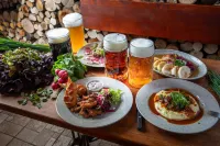 Pivovar Rožmberk - breakfast