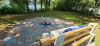 Chalet spa/sauna on the riverfront