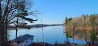 Studio apartment Maine Lake Cobbessee Fishing Swimining boating