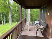 Cabin on topof the mountain great views hot tub game room and more!