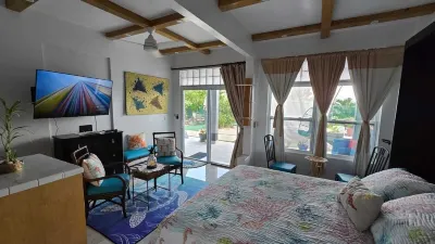 BELLA TORTUGA - A Garden studio in charming St. Thomas with AC,Wi-Fi,Courtyard Hotels in 