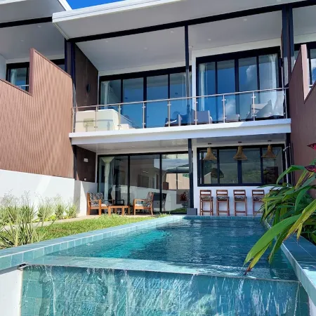 Stylish Volcano Villa w/ Jacuzzi & Private Pool, Volcano Views, Sun Deck, WiFi