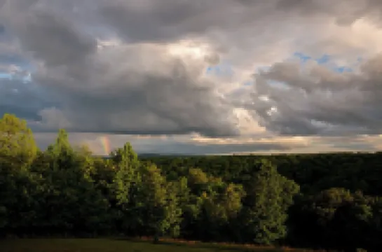 Charming 3-bedroom cabin with a view, AC/wifi located near Mountain View