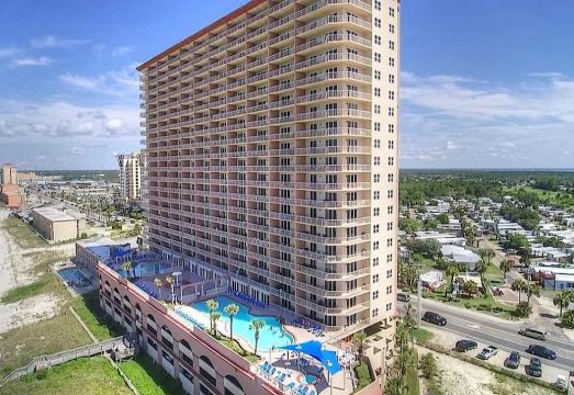 숙소에서 바라본 파나마시티비치 전경