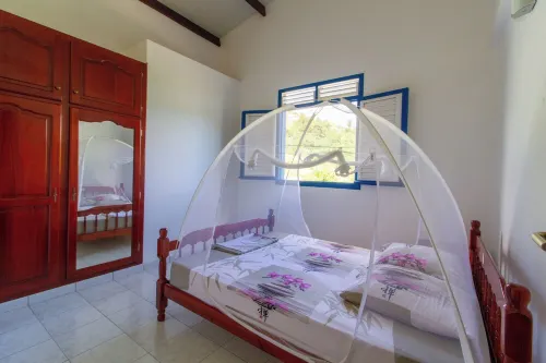 Top of villa between sea and countryside