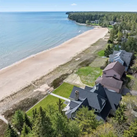 Stunning Luxury Home on the Sandy Beach Shores of Lake Michigan!!