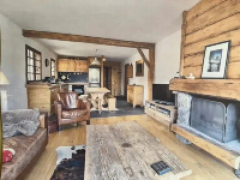 Apartment at the foot of the Bettex slopes with breathtaking views of Mont Blanc