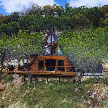 A-Frame with Heated  Mini-Pool, Stunning Views