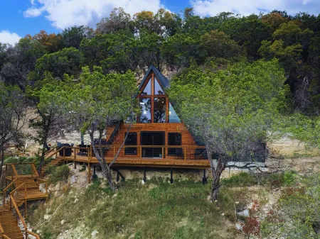 A-Frame with Heated  Mini-Pool, Stunning Views