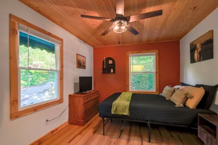 Renovated chalet just a walk down the hill to downtown Burnsville! Pet Friendly
