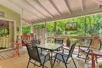 Smoky Mtn Cottage on Creek w/ Lanai & Forest Views - 3-Star
