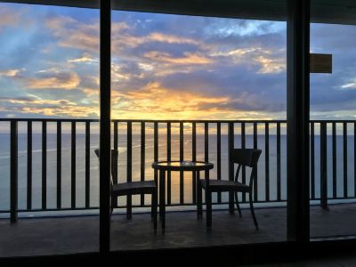 ホテルからの眺望 グアム リーフ ホテルの写真