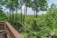 Treetop Hideaway with mountain views. 1000 sq. ft. 10 min to downtown Asheville!