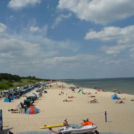 Sunny, maritime top floor apartment with a view over Zinnowitz