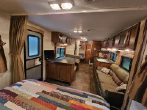 Cozy camping retreat on the banks of the beautiful AuSable River Hotels in Grayling Township
