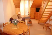 Nice chalet style duplex in the center of Cauterets quiet and bright