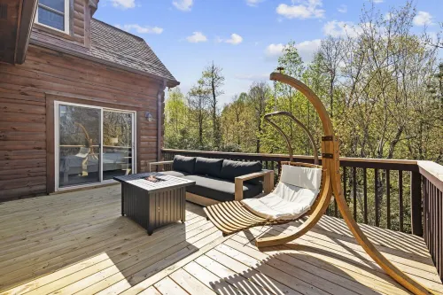 Pisgah Paradise • Private • Game Room • Large Deck