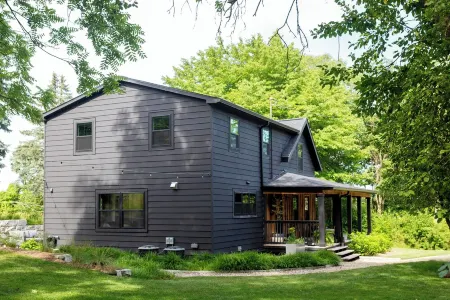 Modern Farmhouse with Recreation/Movie Room & Fire Pit! Dog Friendly.