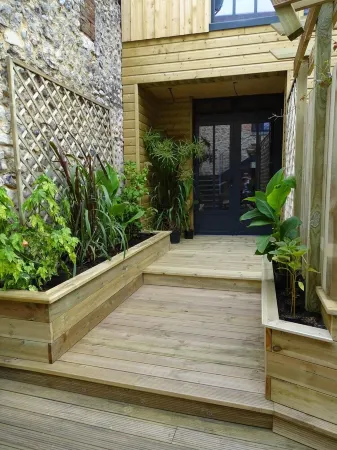 Seaside 2/5 People "JACUZZI and Private Sauna Option PAYABLE Отели в г. Фекан