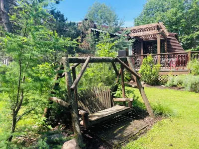 Escape to a Northwoods Cabin with private island!