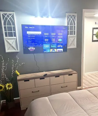 Farmhouse Themed Danville Vacation Home with pool table & gym Hotels near Crossing at the Dan