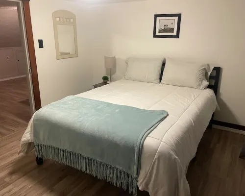 1 Block to the Beach! Firepit, 2 Bikes, Sleeps 4 Hotels in Two Rivers