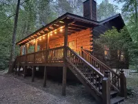 Secluded Cabin on Stocked Trout Stream with Fireplace