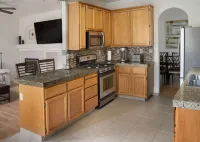 Beautiful, central located with pool and fire pit!