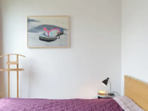 House on the Havelbogen directly on the water with canoe and jetty, terrace apartment Hotéis em Werder