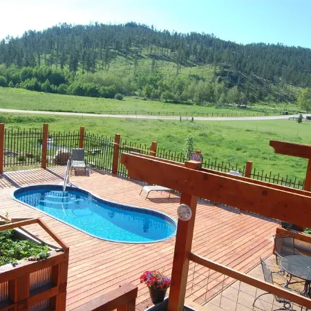 Little piece of paradise, Mickelson Trail Lodge.