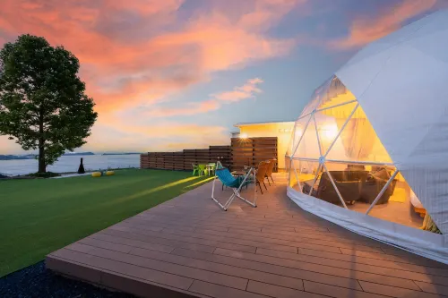 Lemon Farm Glamping Shmanami - إطلالة على البحر