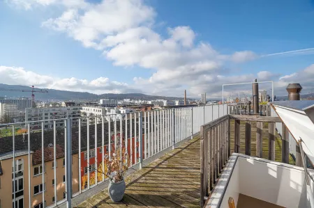 E-64 Duplex-3Bdr Apartment with Sky Roof-Zurich West