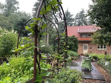 Großzügiges Ferienhaus in Ruhiger Waldlage - Urlaub auf dem Lande Отели в г. Витмаршен