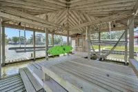 Waterfront Lighthouse with Large Dock for a Great Family Getaway