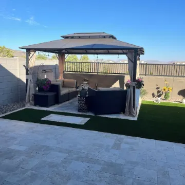 New house in a quiet neighborhood.