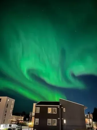 In the Center of Bodo, Near the Airport and the Port to the Lofoten Islands, There is Free Coffee