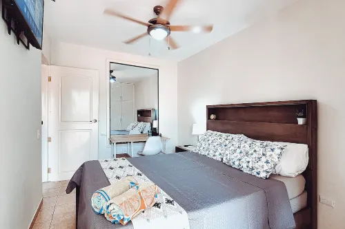 Modern, bright, fully-equipped condo in the best area in Coco close to the beach