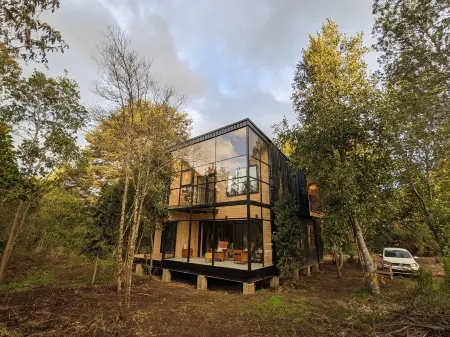 Forest dream house for remote work and rest