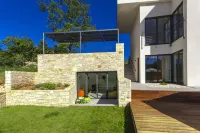 Modern villa with heated pool, whirlpool, volleyball court and mini football