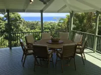 Vast family home, tranquil hillside location with Pacific views