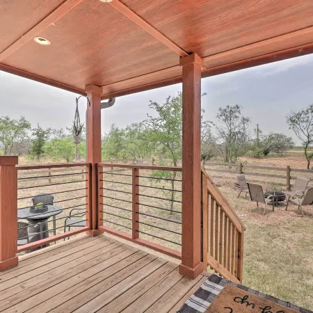 Modern Sunset Cabin w/ Wood Fire Pit!