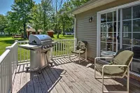 Waterfront Vandalia House w/ Dock on Donnell Lake! - 3-Star