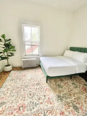 Spacious and Sunny with Private Porch, Natural Light, Walk to Downtown!