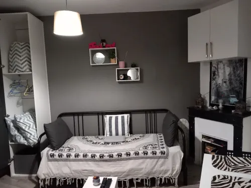 Small, fully-equipped 17-square-meter studio near Paris Centre