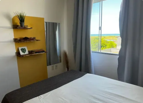 Cozy penthouse apartment facing Rio das Ostras beach