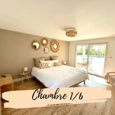 Villa ambre in Bully between Lyon & Beaujolais 比利住宿飯店