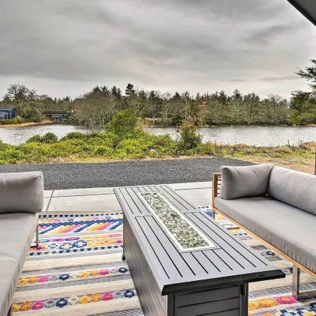 Modern Ocean Shores Getaway with Dock!
