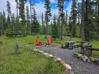 Cozy Fireside Cottage - White Goat