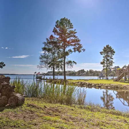 Riverfront New Bern House Gourmet Kitchen and View!